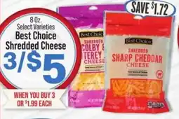 IGA Best Choice Shredded Cheese offer