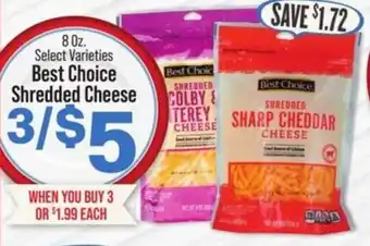 IGA Best Choice Shredded Cheese offer