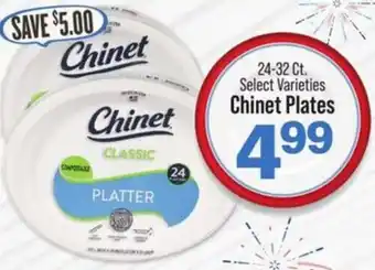 IGA Chinet Plates offer