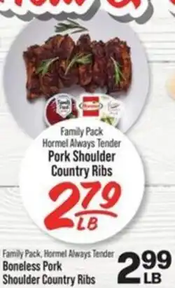 IGA Pork Shoulder Country Ribs offer