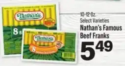 IGA Nathan's Famous Beef Franks offer