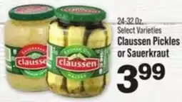 IGA Claussen Pickles or Sauerkraut offer