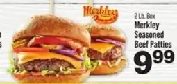 IGA Merkley Seasoned Beef Patties offer
