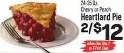 IGA Cherry or Peach Heartland Pie offer