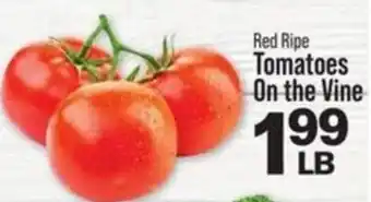 IGA Red Ripe Tomatoes On the Vine offer