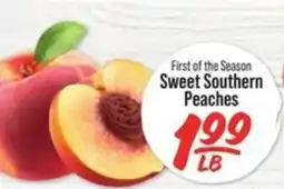 IGA First of the Season Sweet Southern Peaches offer