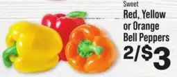 IGA Sweet Red, Yellow or Orange Bell Peppers offer