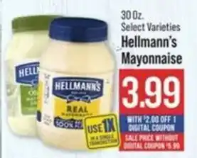 IGA Hellmann's Mayonnaise offer