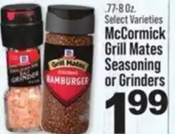 IGA McCormick Grill Mates Seasoning or Grinders offer