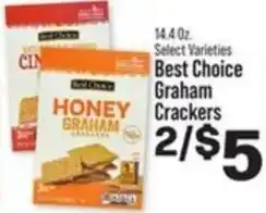 IGA Best Choice Graham Crackers offer