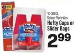 IGA Hefty Cups or Slider Bags offer