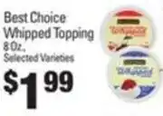 IGA Best Choice Whipped Topping offer