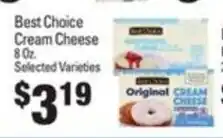 IGA Best Choice Cream Cheese offer