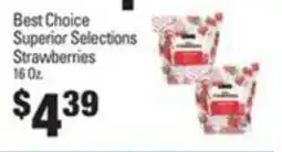 IGA Best Choice Superior Selections Strawberries offer