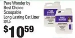 IGA Pure Wonder by Best Choice Scoopable Long Lasting Cat Litter offer