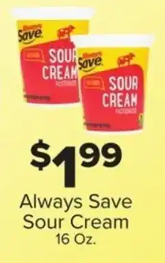IGA Always Save Sour Cream offer