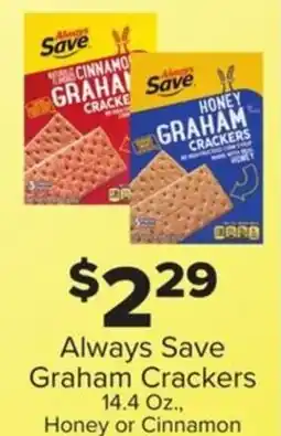IGA Always Save Graham Crackers offer