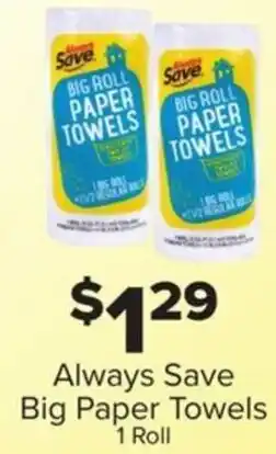 IGA Always Save Big Paper Towels offer