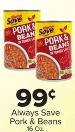 IGA Always Save Pork & Beans offer
