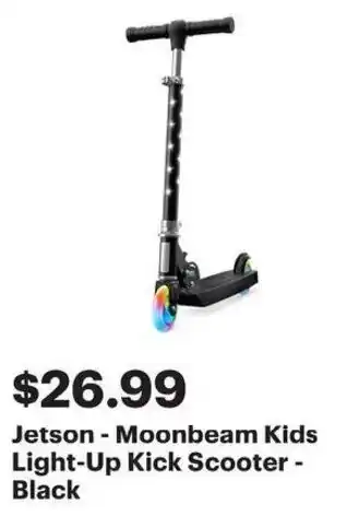 Best Buy Jetson Moonbeam Kids Light-Up Kick Scooter offer