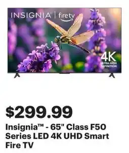 Best Buy Insignia 65 Class F50 Series LED 4K UHD Smart offer