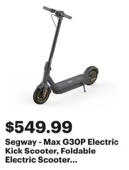 Best Buy Segway Max G3OP Electric offer
