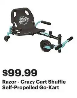 Best Buy Razor Crazy Cart Shuffle Self-Propelled Go-Kart offer