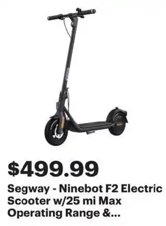 Best Buy Segway Ninebot F2 Electric Scooter offer