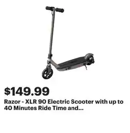 Best Buy Razor XLR 90 Electric Scooter with up to 40 Minutes Ride Time and offer