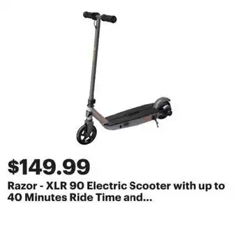Best Buy Razor XLR 90 Electric Scooter with up to 40 Minutes Ride Time and offer