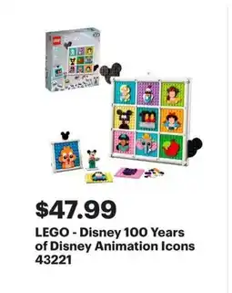 Best Buy Lego disney 100 years of disney animation icons offer