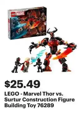 Best Buy Lego marvel thor vs. surtur construction figure building toy offer