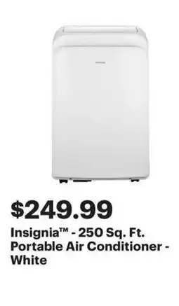 Best Buy Insignia 250 sq. ft. portable air conditioner - white offer