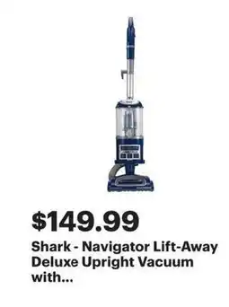 Best Buy Shark Navigator Lift Away Deluxe Upright Vacuum offer