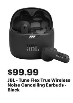 Best Buy Jbl tune flex true wireless noise cancelling earbuds offer