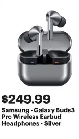 Best Buy Samsung galaxy buds3 pro wireless earbud headphones offer
