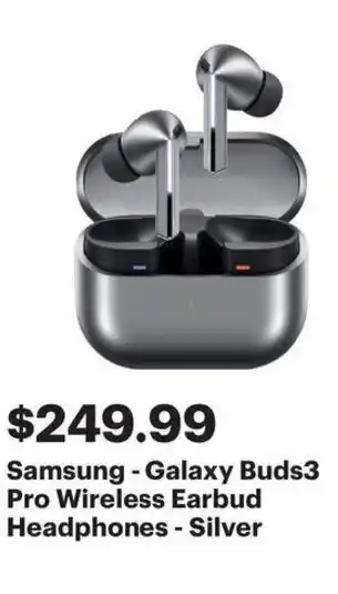 Best Buy Samsung galaxy buds3 pro wireless earbud headphones offer