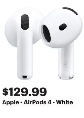 Best Buy Apple airpods 4 offer