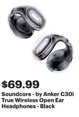 Best Buy Soundcore by anker c30i true wireless open ear headphones offer