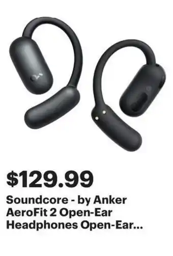 Best Buy Soundcore by anker aerofit 2 open ear offer