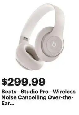 Best Buy Beats studio pro wireless noise cancelling offer