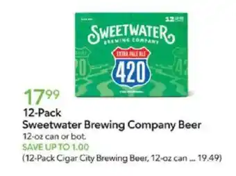 Publix 12 pack sweetwater brewing company beer offer