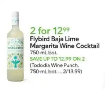 Publix Flybird baja lime margarita wine cocktail offer
