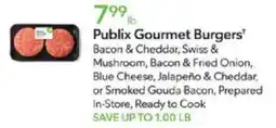 Publix Publix gourmet burgers offer