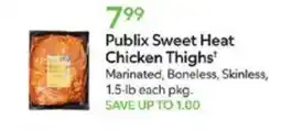 Publix Publix sweet heat chicken thighs offer
