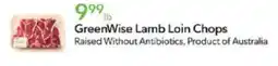 Publix Greenwise lamb loin chops offer