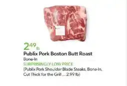 Publix Publix pork boston butt roast offer