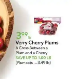 Publix Verry cherry plums offer