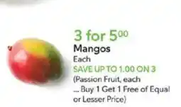Publix Mangos offer