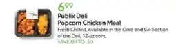 Publix Publix deli popcorn chicken meal offer